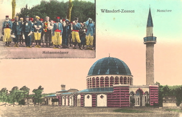 Carte postale mosquee Zossen