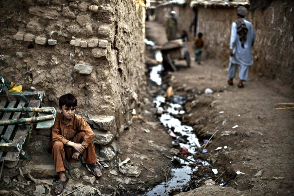 Les effets de la catastrophe naturelle sur le plan alimentaire, le Pakistan est au bout du gouffre. 