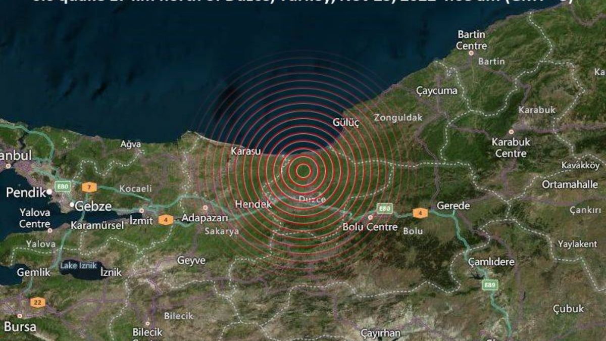 La Turquie, touchée par un tremblement de terre de magnitude 6,0.