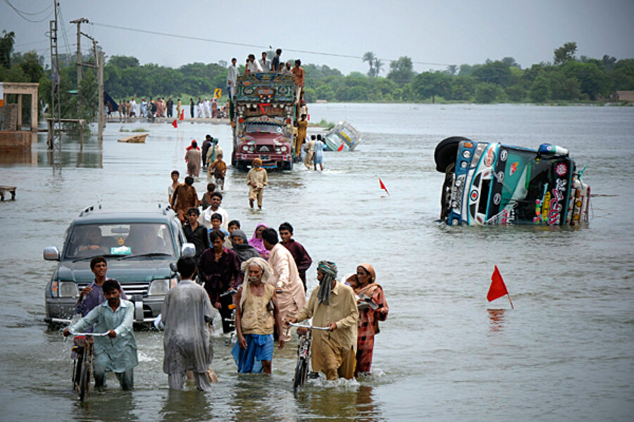 Le Pakistan, victime d'inondation