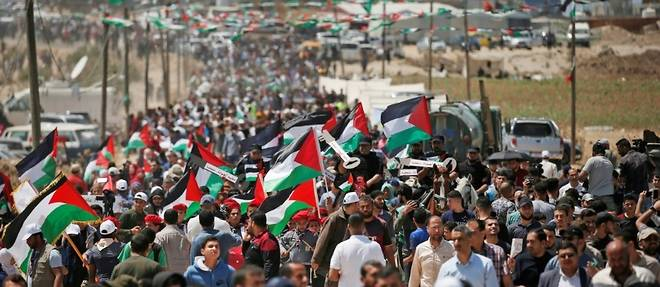 Rassemblement à Gaza pour condamner l'acte ignoble des forces Israéliennes sur Naplouse